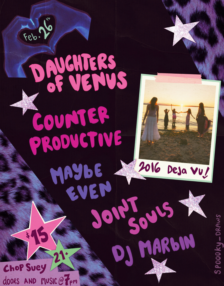 Daughters of Venus, Counterproductive, Maybe Even, Joint Souls, DJ Marbin