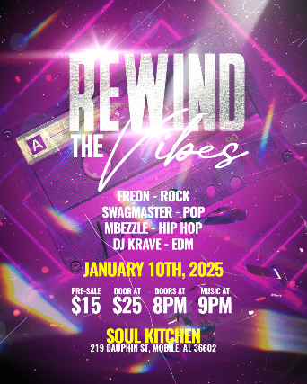 Rewind the Vibes at Soul Kitchen – Mobile, AL