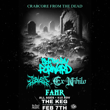 CRABCORE FROM THE DEAD at Gray’s Keg – Lincoln, NE