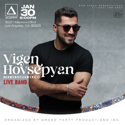 Vigen Hovsepyan w/ ArmenoFlamenco Project (Live Band)