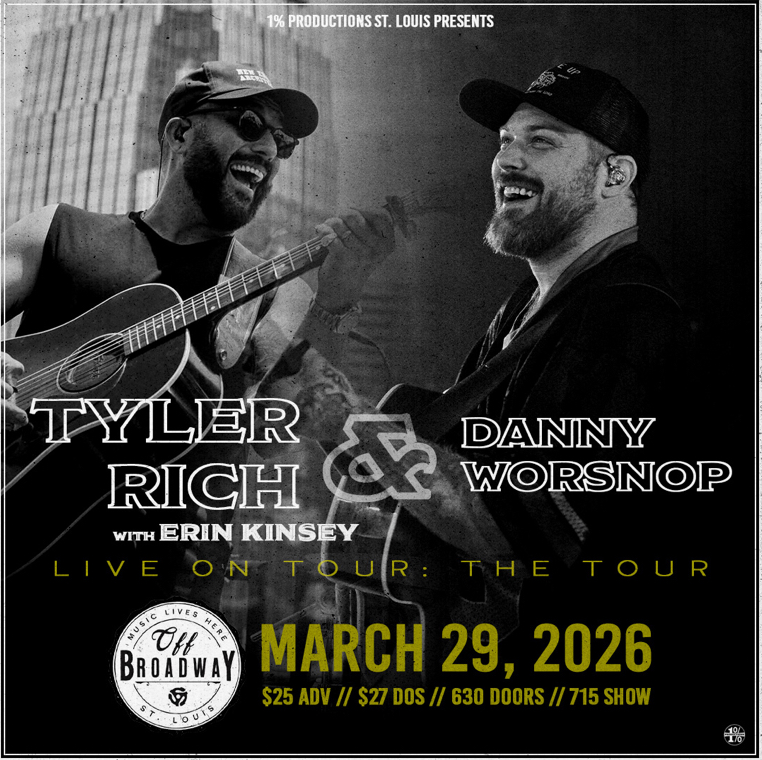 1% Productions St. Louis Presents: Danny Worsnop & Tyler Rich