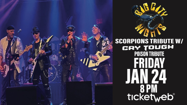 Big City Nights (Scorpions) with Cry Tough (Posion) at Sideouts Sports Tavern – Island Lake, IL