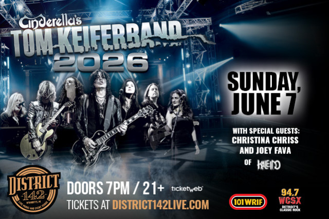 Tom Keifer of Cinderella presale code