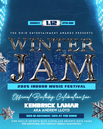 Winter Jam 2025 Indoor Music Festival Offical Birthday Celebration fo Andrew LLoyd at Grog Shop – Cleveland Heights, OH