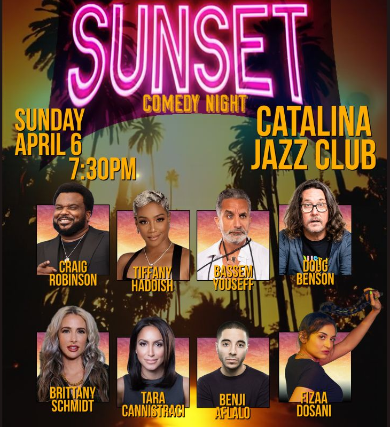 SUNSET COMEDY NIGHT | A monthly night of laughs, ooh's & aah's!