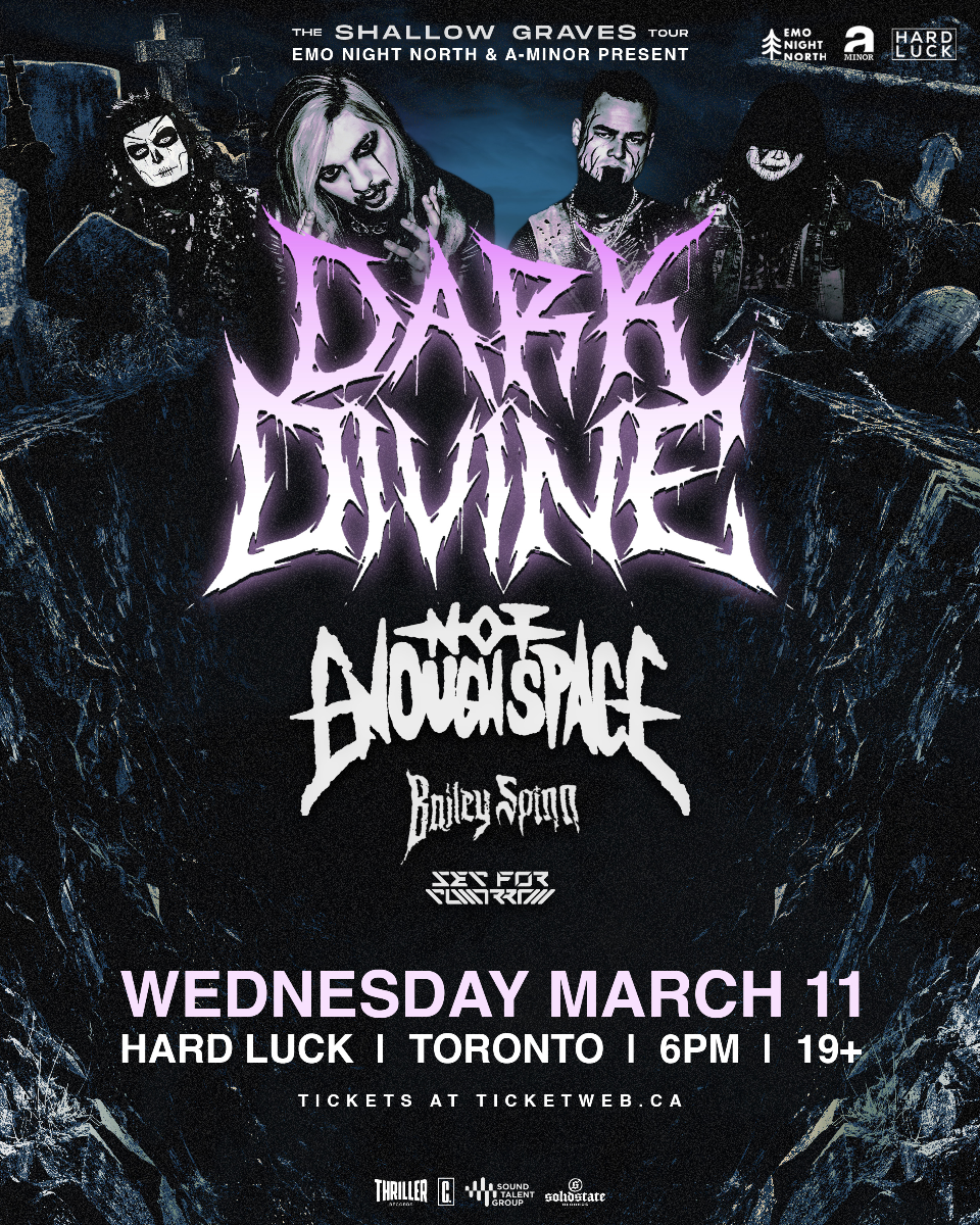 Dark Divine w/ Not Enough Space, Bailey Spinn & Set For Tomorrow at Hard Luck Bar