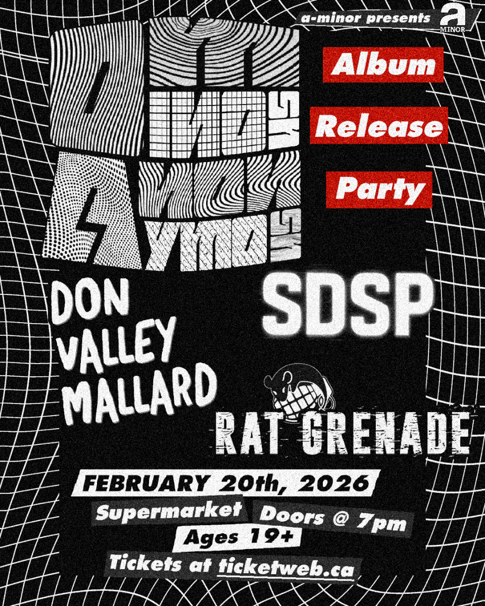 Ominous Anonymous Album Release Show w/ SDSP, Don Valley Mallard & Rat Grenade