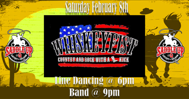 WhiskeyFist Live at Saddle Up @ Q at Saddle Up At Q – Aurora, IL