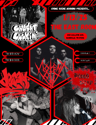 Caught Lackin / Violent Void / Decay / Blood Play at The East Room – Nashville, TN