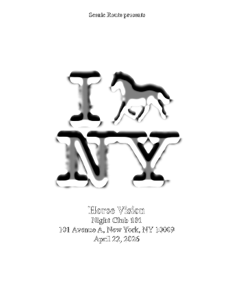 Horse Vision at Night Club 101 – New York, NY