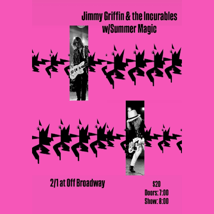 Jimmy Griffin & The Incurables at Off Broadway – Saint Louis, MO