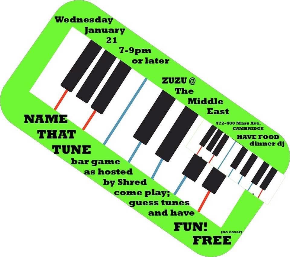 Name that Tune w/ DJ Shred | Event Image