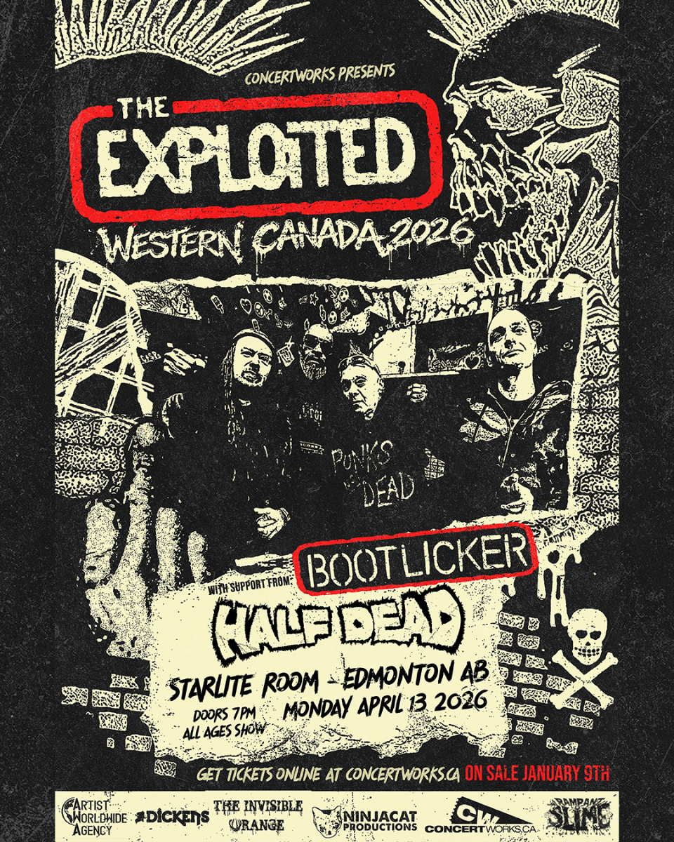 THE EXPLOITED w/ BOOTLICKER & HALF DEAD