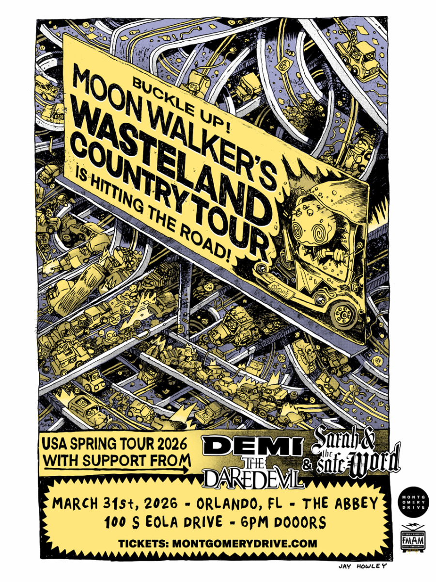 Moon Walker's Wasteland Country Tour with Demi The Daredevil + Sarah & The Safe Word