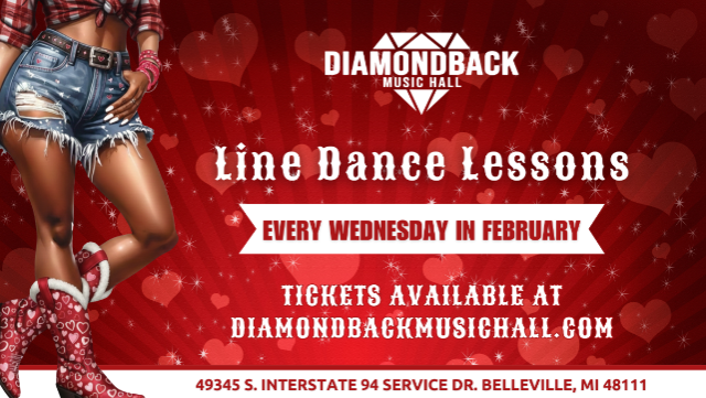 Line Dance Lessons at Diamondback Music Hall at Diamondback Music Hall – Belleville, MI