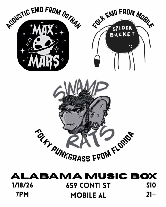 Image of SWAMP RATS / MAX MARS / SPIDER BUCKET
