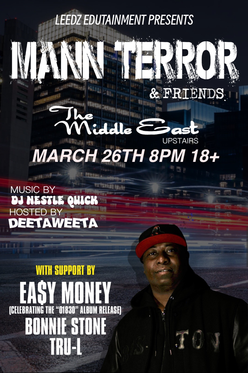 Leedz Edutainment Presents: Mann Terror