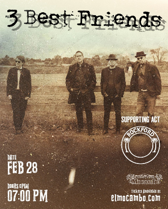 3 Best Friends at Under the Neon Palms at the El Mocambo – Toronto, Canada