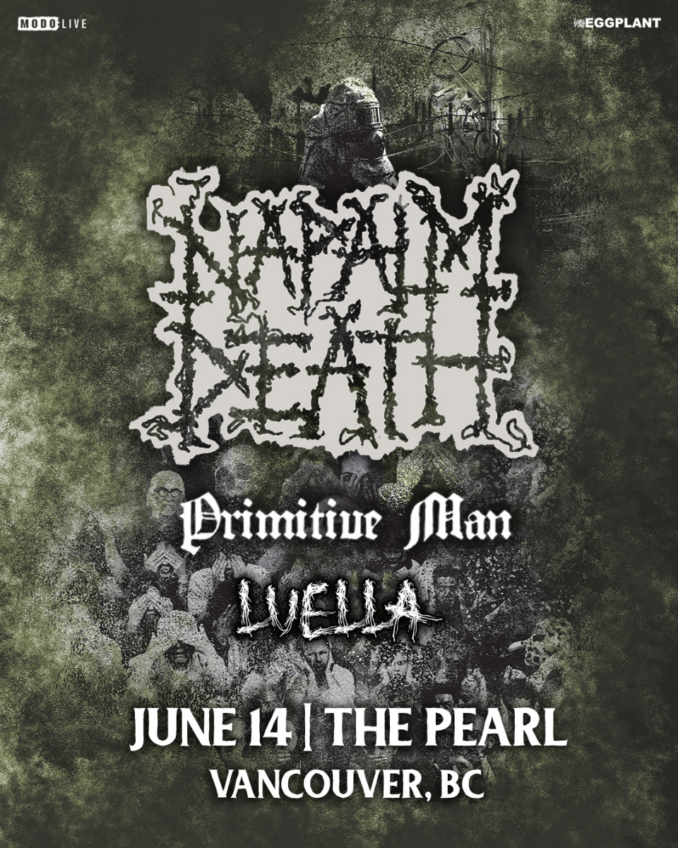 NAPALM DEATH with PRIMITIVE MAN & Luella