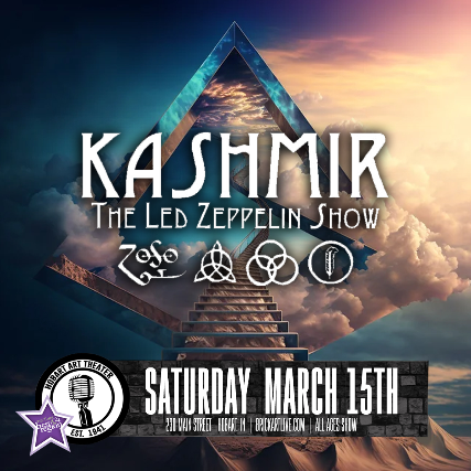 KASHMIR (The Led Zeppelin Show) at Hobart Art Theatre – Hobart, IN