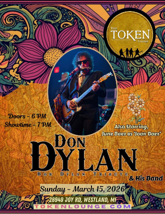 DON DYLAN – The Bob Dylan Experience at The Token Lounge – Westland, MI