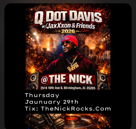 Image of Q Dot, Jaxxxon and Friends Thursday 1/29 at The Nick Image of Q Dot, Jaxxxon and Friends Thursday 1/29 at The Nick