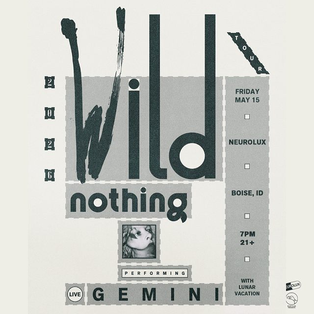 WILD NOTHING 'Gemini' Anniversary Tour