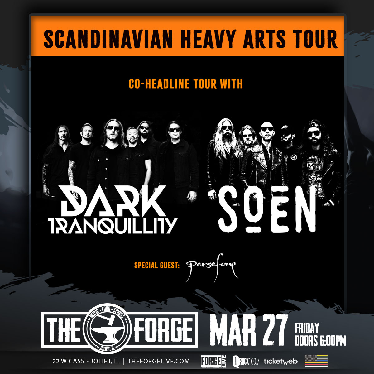 Dark Tranquillity, SOEN, Persefone
