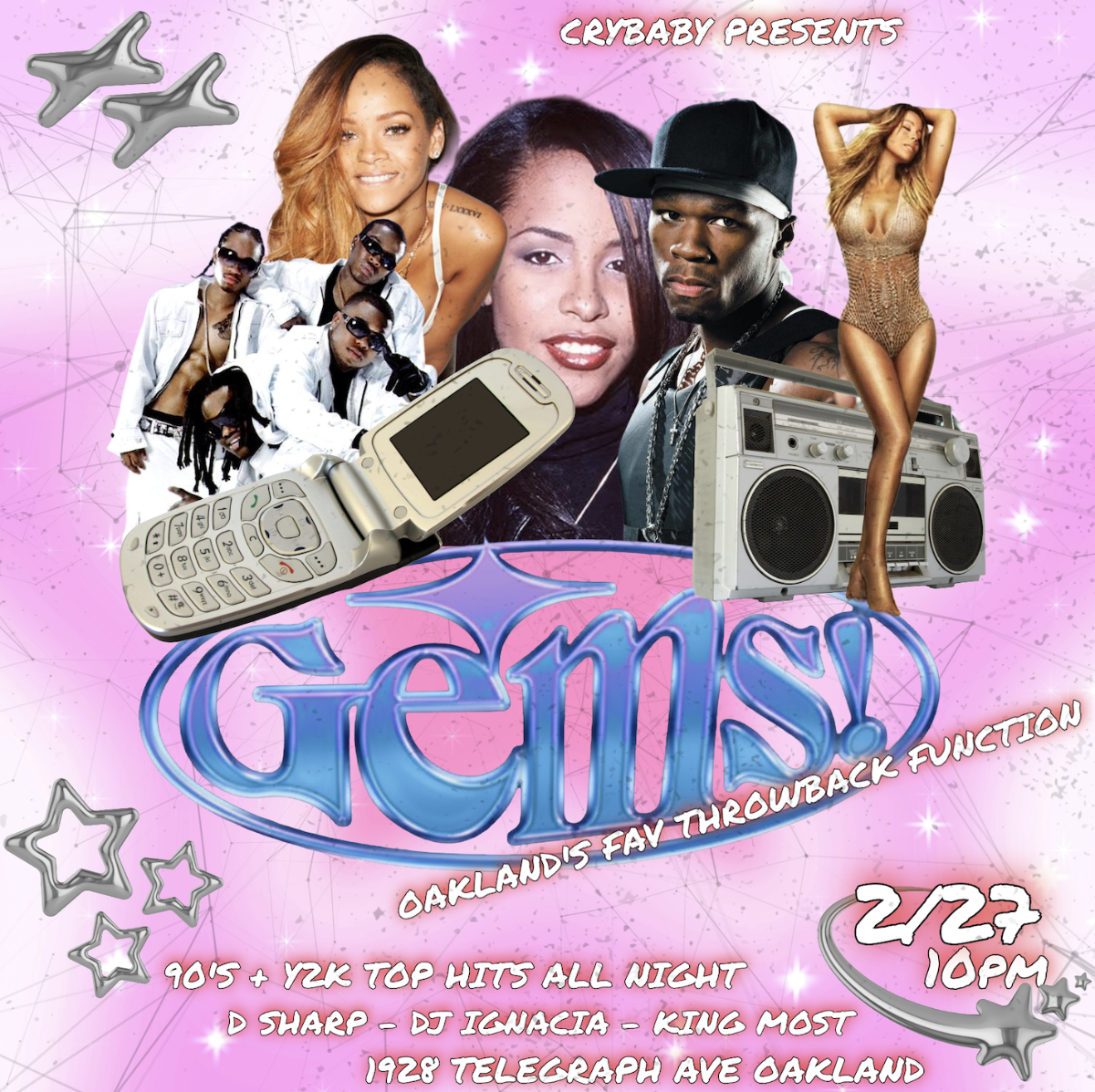GEMS! The Bay's Best Throwback Party w/ D Sharp + DJ Ignacia + King Most