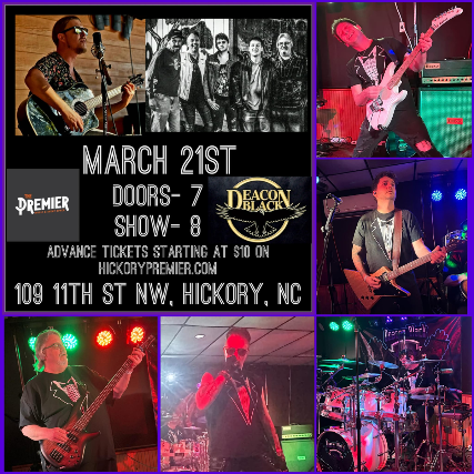 Deacon Black at The Premier – Hickory, NC