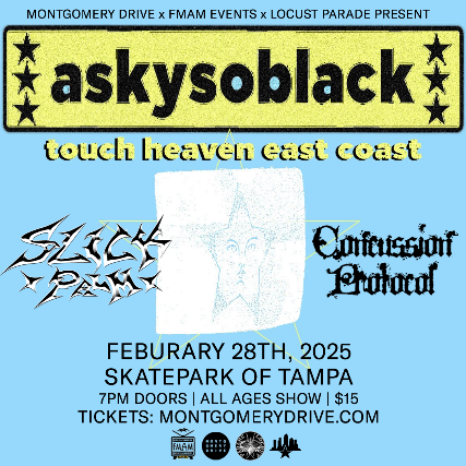 ASkySoBlack with Slick Palm and Concussion Protocol at The Skatepark of Tampa – Tampa, FL