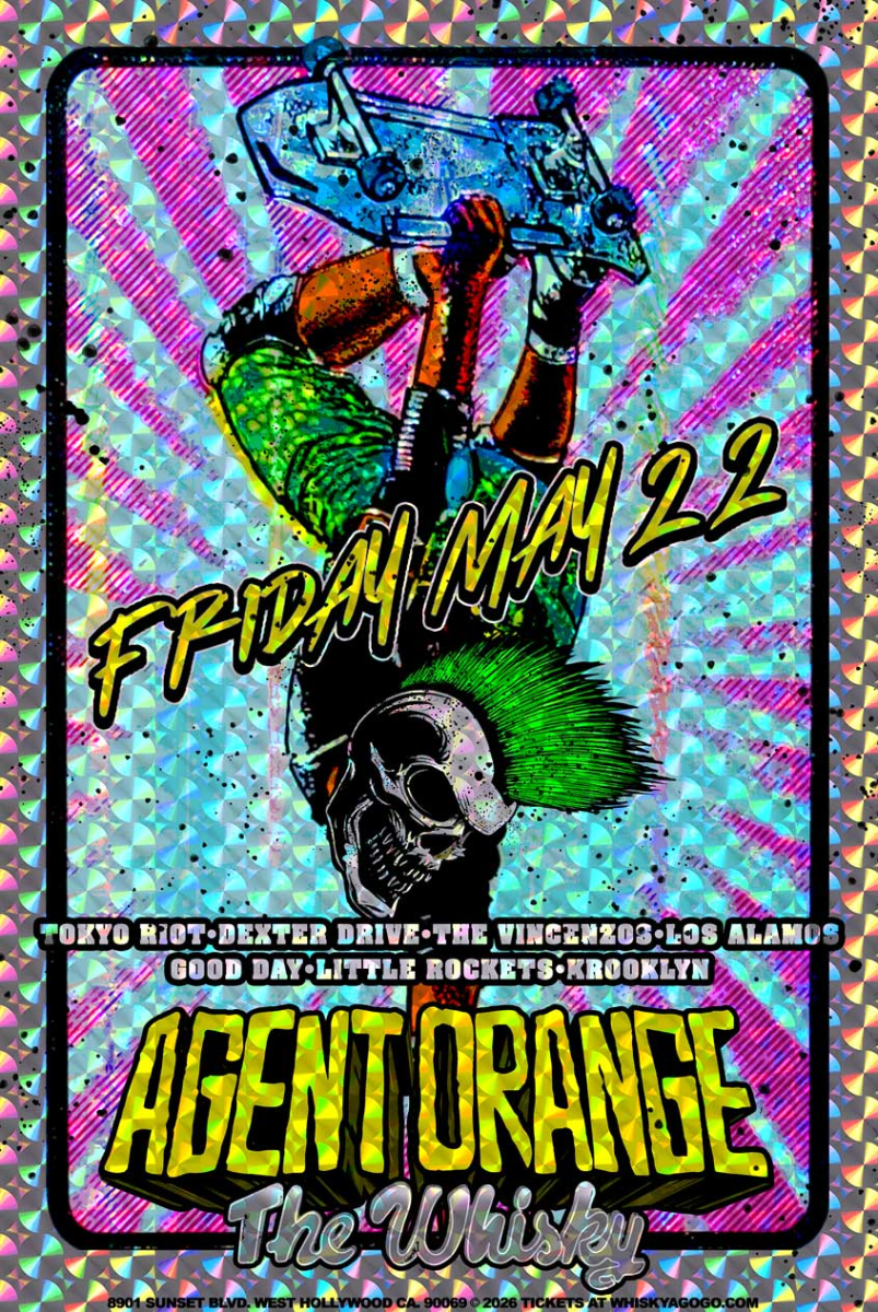 Agent Orange, Tokyo Riot, Dexter Drive , The Vincenzos, Los Alamos , Good Day, Little Rockets, Krooklyn