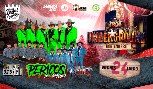 Los Pericos del Arroyo: Texas Underground Norteño Fest en Lincoln at Royal Grove – Lincoln, NE