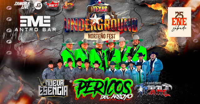 Los Pericos del Arroyo: Texas Underground Norteño Fest en Minneapolis at EME Antro Bar – Minneapolis, MN