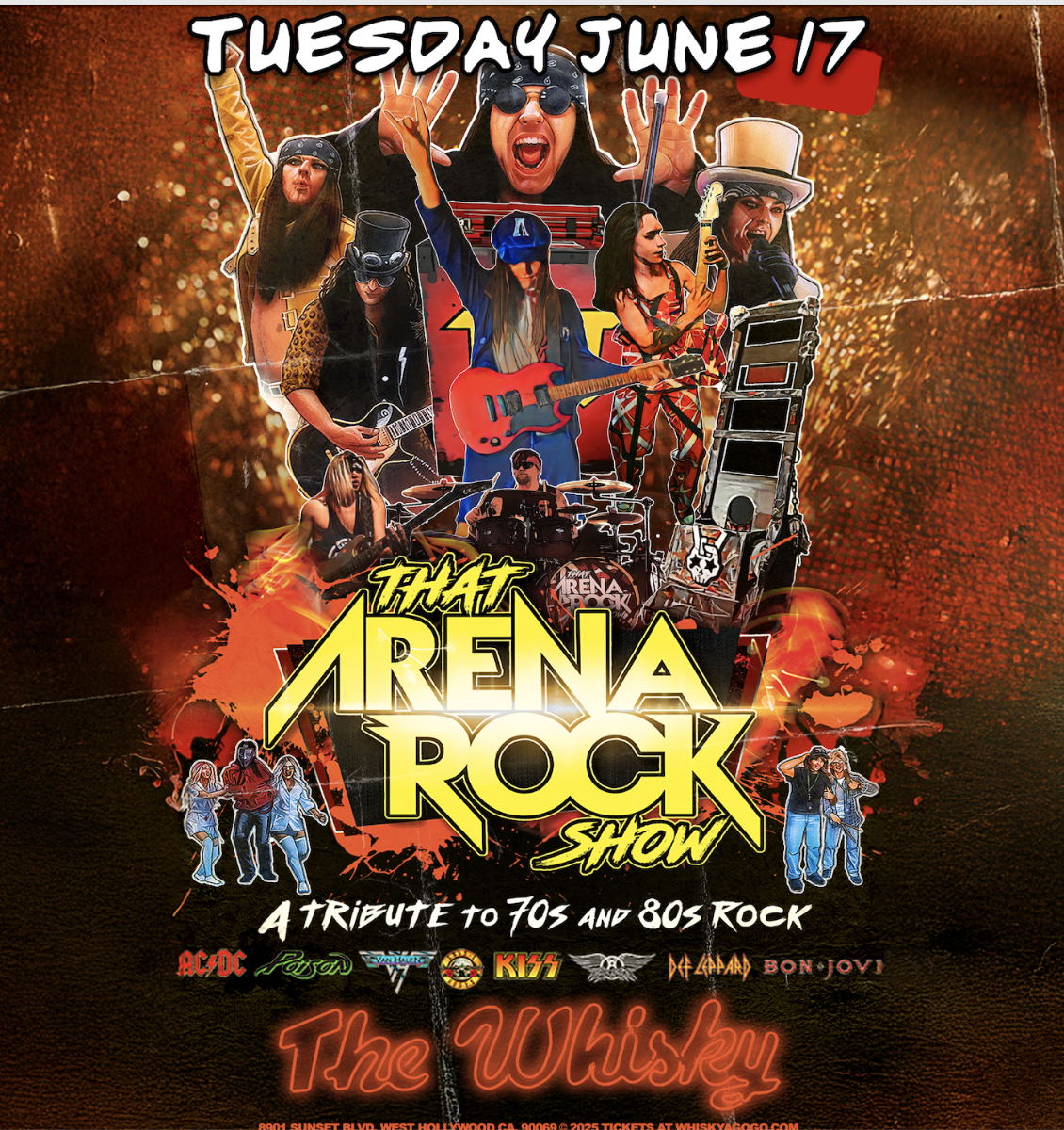 THAT ARENA ROCK SHOW (A Tribute to 70's and 80's Rock), Red the Rose, The Prophecy, Rondonna