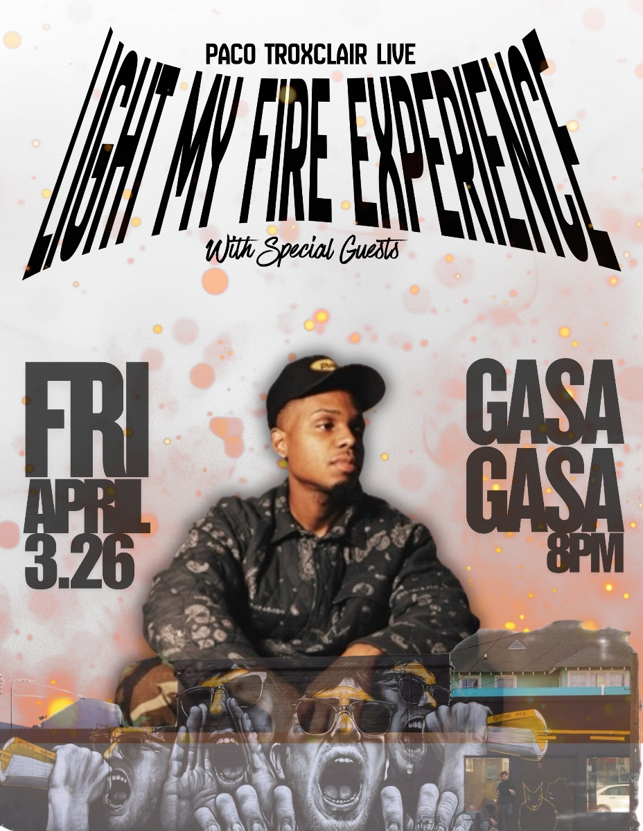 Paco Troxclair Live — The Light My Fire Experience