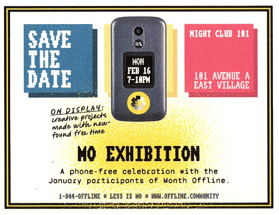 Month Offline Exhibition at Night Club 101 – New York, NY