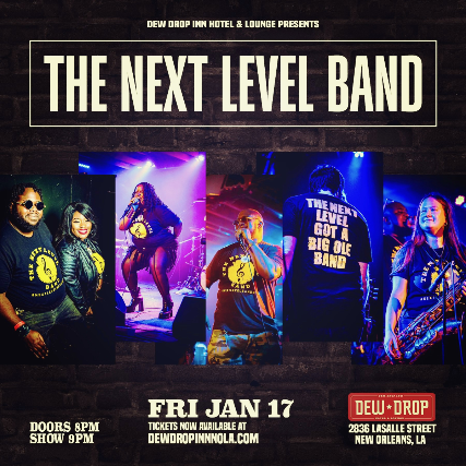 The Next Level Band at Dew Drop Inn Hotel & Lounge – New Orleans, LA