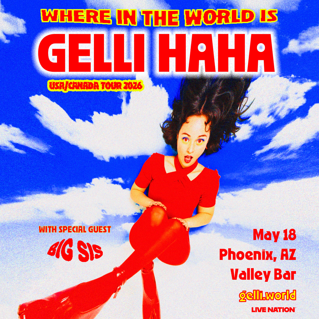 GELLI HAHA &ndash; WHERE IN THE WORLD IS GELLI HAHA TOUR 2026 | Event Image