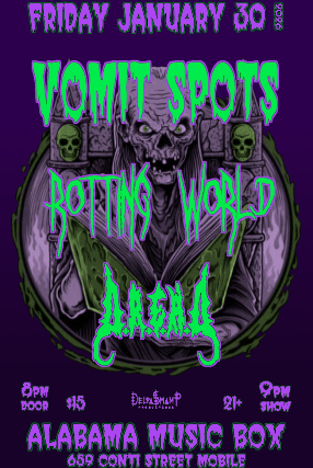 Image of Vomit Spots / Rotting World / D.R.E.A.D. Image of Vomit Spots / Rotting World / D.R.E.A.D.