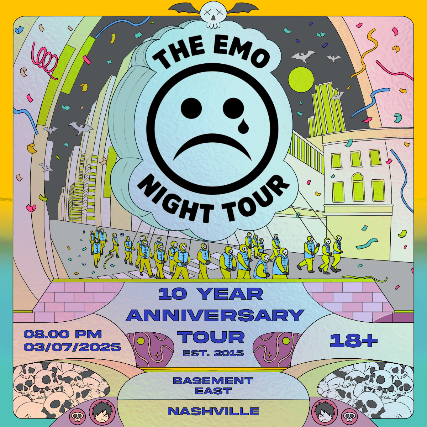 The Emo Night Tour: 10 Year Anniversary Tour at The Basement East – Nashville, TN