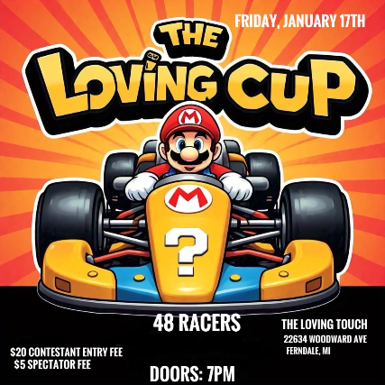 The Loving Cup (Mario Kart Tournament) at The Loving Touch – Ferndale, MI