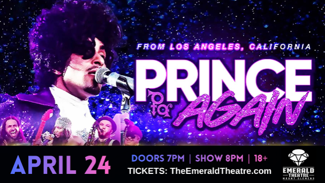 Prince Again – A Tribute to Prince at Emerald Theatre – Mount Clemens, MI