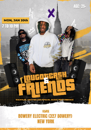 LOUGOTCASH & FRIENDS at The Bowery Electric – New York, NY