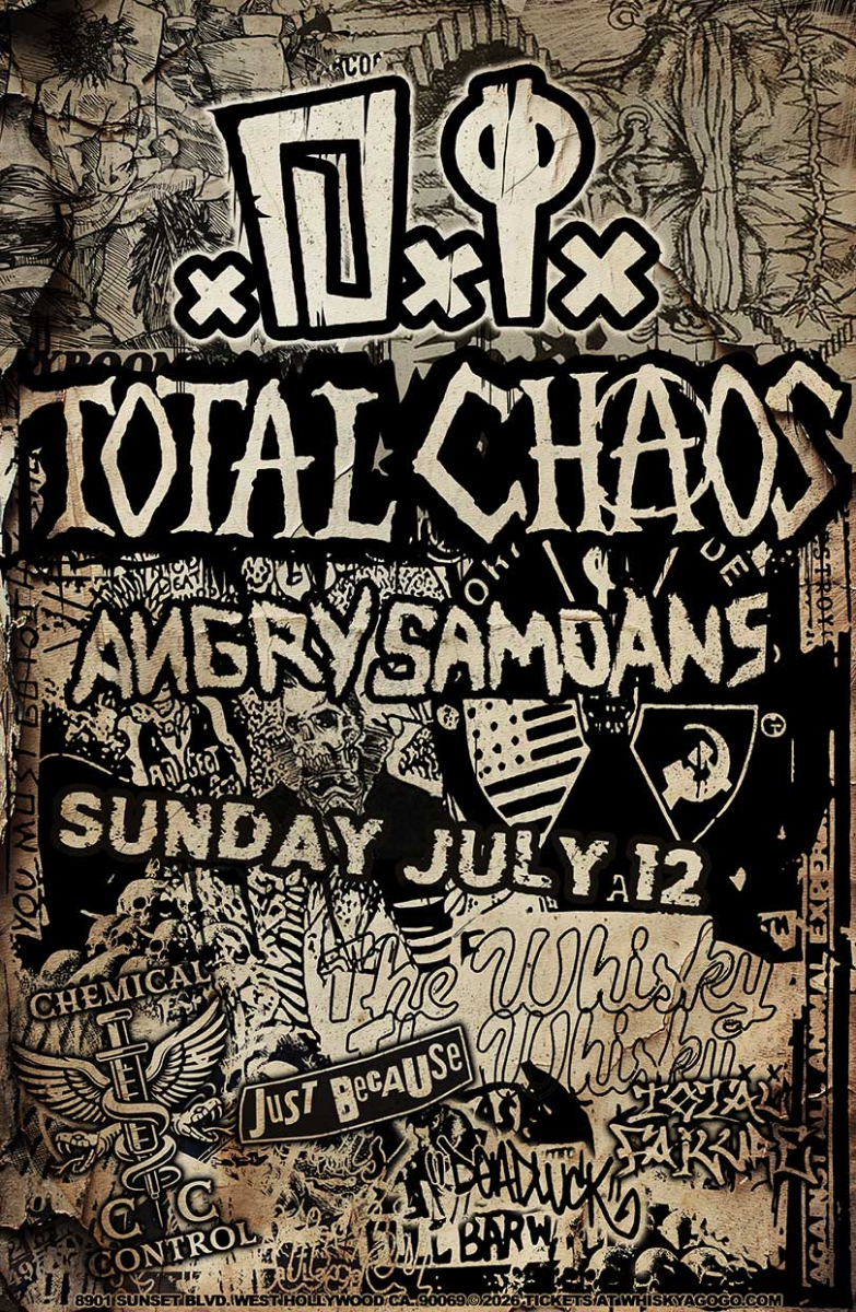 D.I., Total Chaos, Angry Samoans, Chemical Control, Just Because, Deadluck, Total Failure
