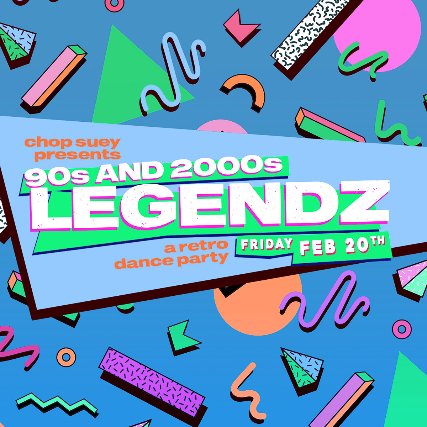 image of 90s & 2000s LEGENDZ: A RETRO DANCE PARTY image of 90s & 2000s LEGENDZ: A RETRO DANCE PARTY