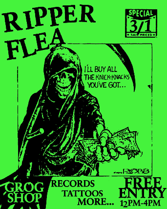 RIPPERFEST FLEA MARKET! at Grog Shop – Cleveland Heights, OH