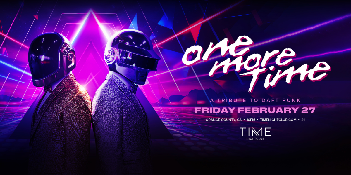 ONE MORE TIME: A DAFT PUNK TRIBUTE PARTY