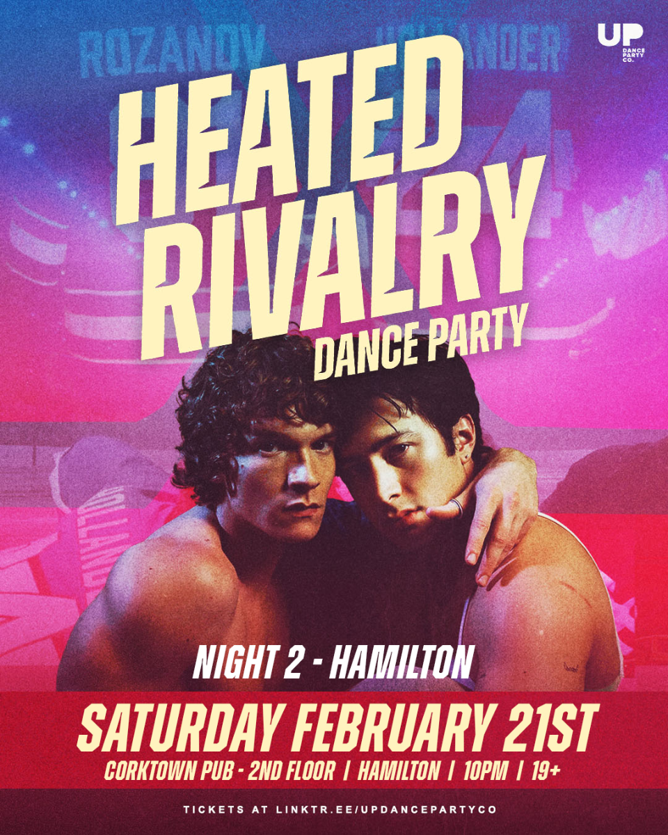 Heated Rivalry Dance Party - Hamilton - NIGHT 2 - Corktown Pub - Feb 21 2026 - 90% OF TICKETS SOLD!