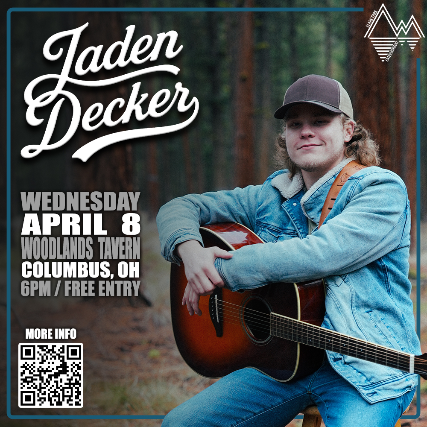 Happy Hour w/ Jaden Decker at Woodlands Tavern at Woodlands Tavern – Columbus, OH